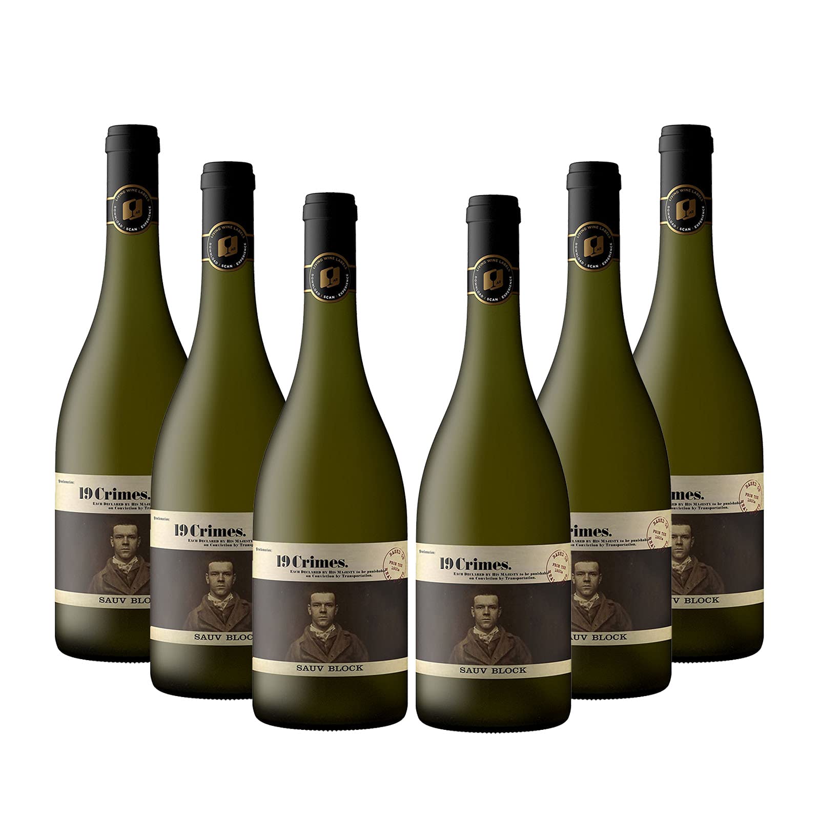 19 Crimes Sauvignon Blanc Wine 6 x 75cl Case