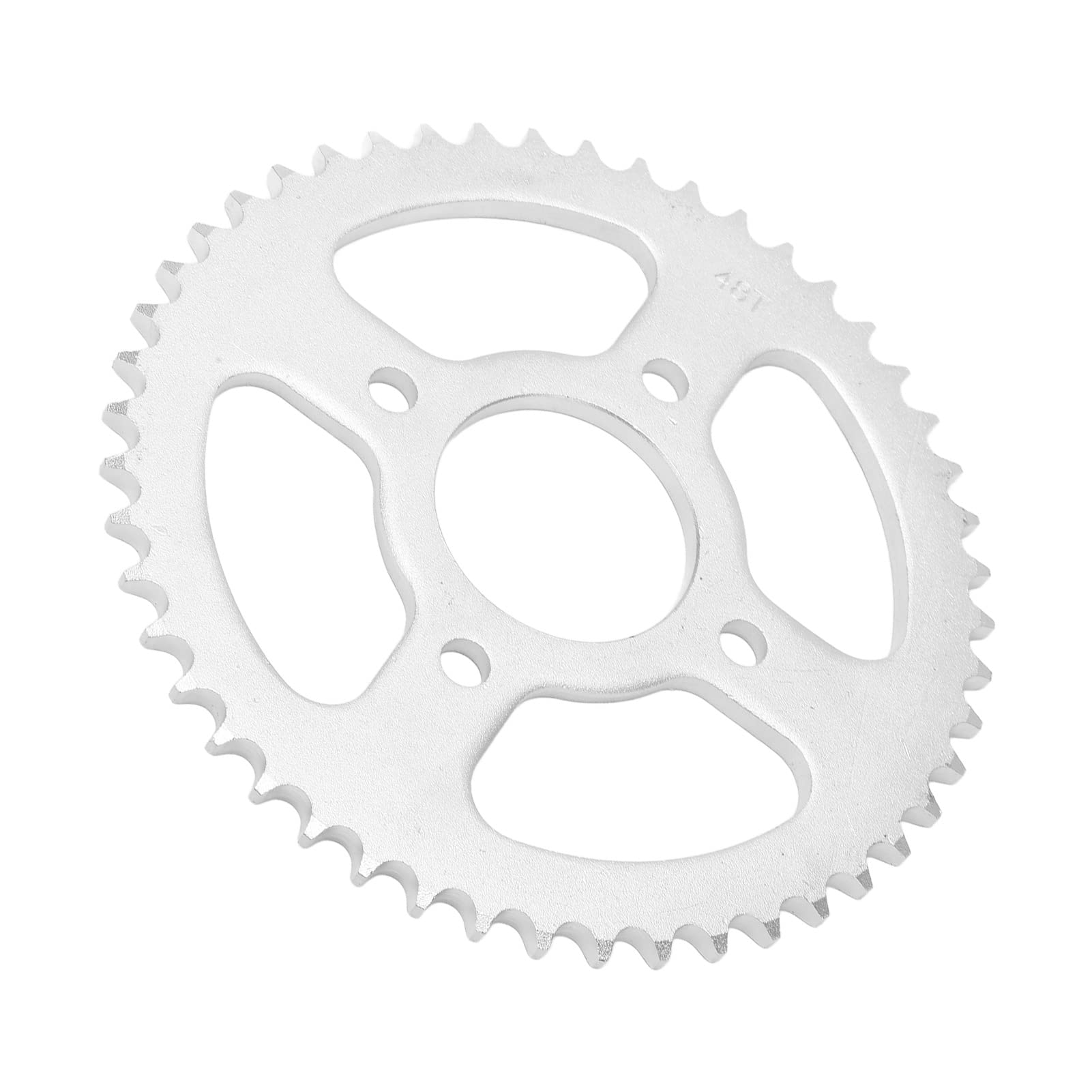 Pignon de Chaîne Arrière 48T 428, Pignon de Remplacement de Moto en Acier avec Ouverture Intérieure de 58 Mm, pour Motos Légères ATV Karting DIY