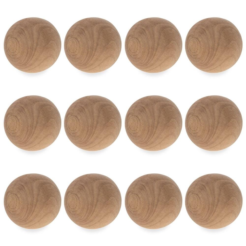 Boules en bois 1,5 pouce pour DIY et décoration de table