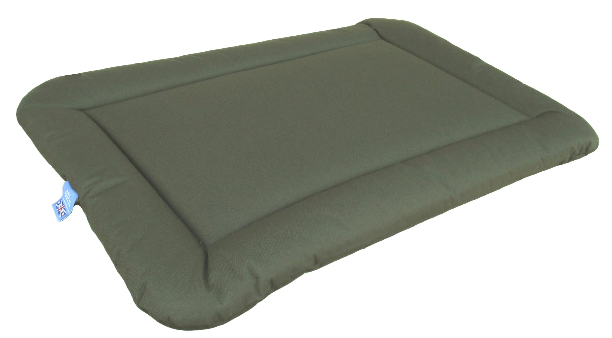 P&L Country Dog Heavy Duty Waterproof Rectangular Cushion Pad Dog Beds. (Green, M)