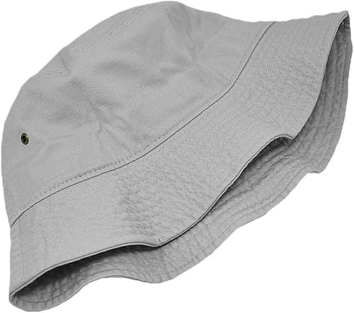 Miniatura 2 de Glory Max Sombrero de cubo unisex de color sólido 100% algodón, sombrero de ala pequeña, plegable, para viajes, verano, playa