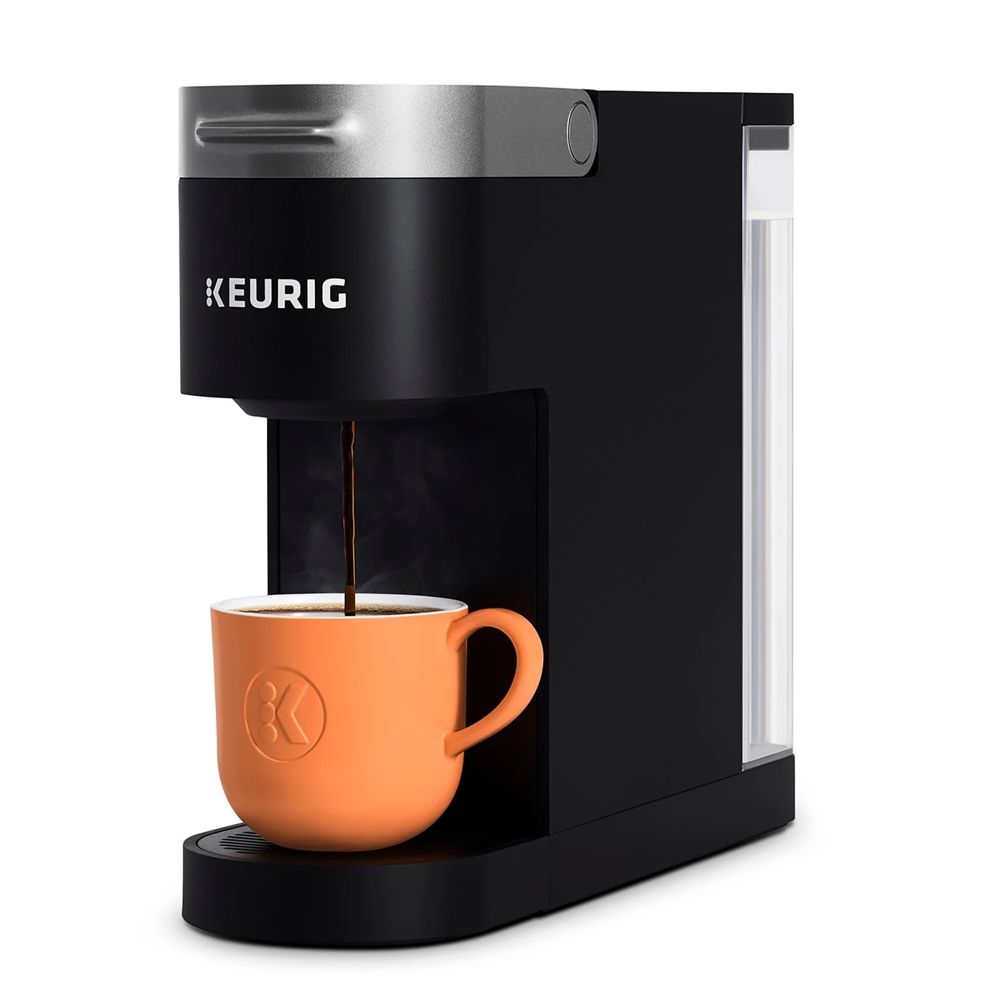 Keurig KSK900BK K-Slim Single Serve K-Cup Pod Coffee Maker, MultiStream Tech, 3 Brew Sizes, 46oz Removable Reservoir, Black - Certified Refurbished(incomplet It doesn’t have the fee)