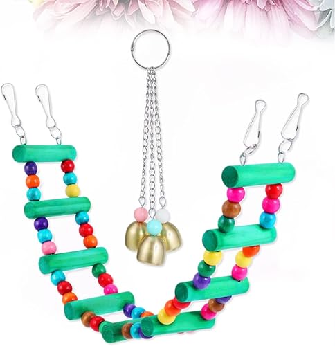 Miniatura 8 de balacoo 2pcs Loro Escaleras Loro Swing Juguetes Loro Escalera Juguetes Juguetes Mascotas Suministros