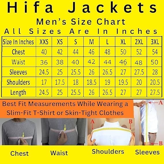 Hifa Man's RAf Aviator B3 Pilot Military Bomber Flight Shearling Brown Real Sheep Skin Winter Warm Leather Jacket