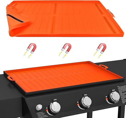 Alfombrilla de silicona para parrilla Blackstone de 28 pulgadas, cubierta de silicona de grado alimenticio resistente para Blackstone, accesorios de