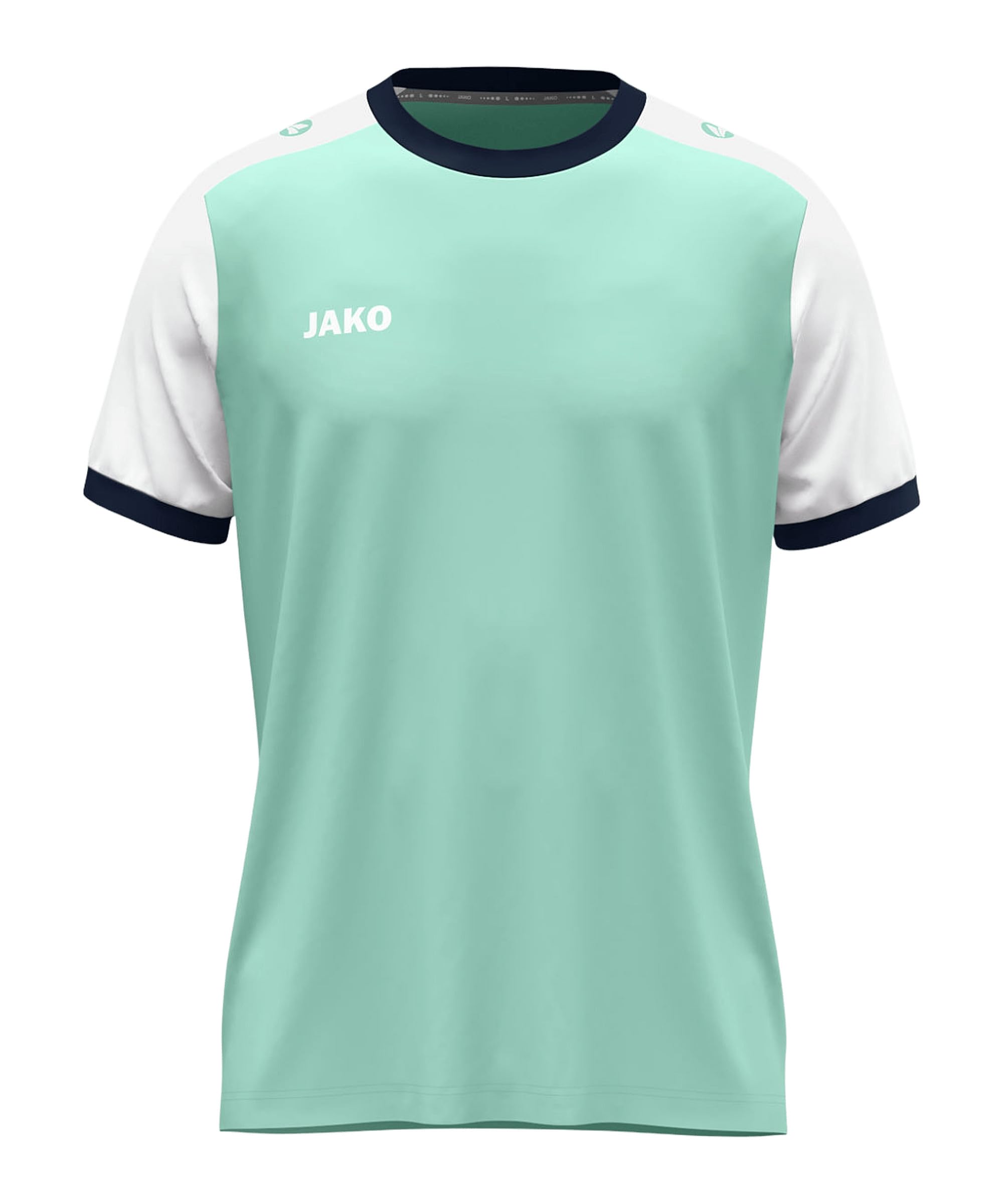 JAKO Unisex Dynamic Short Sleeve Jersey, Mint/White/Navy, XL