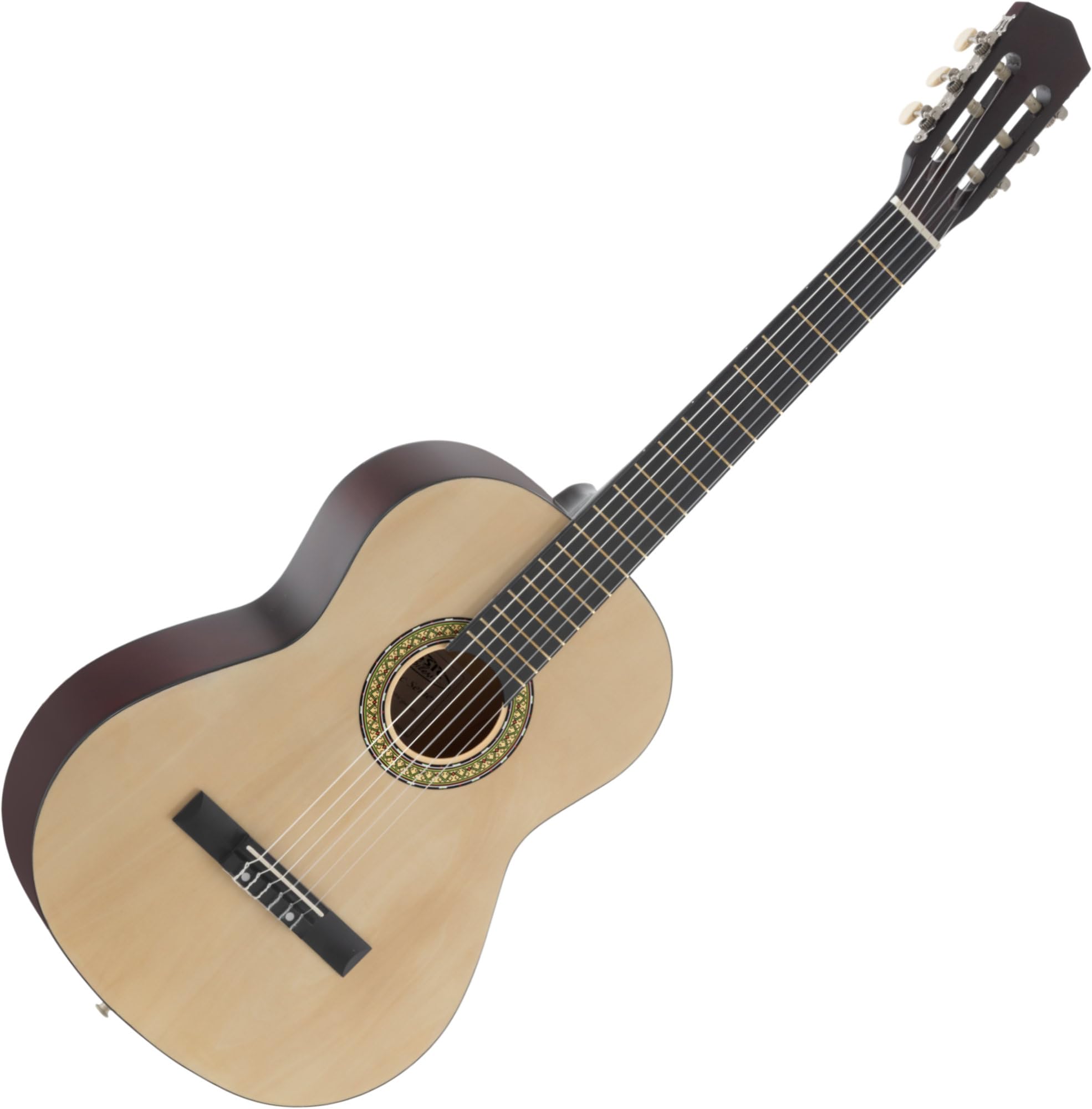 Classic Cantabile AS-851 Guitare Classique 4/4 Nature - Cordes en Nylon d'étude - Guitare de concert idéale pour débutants