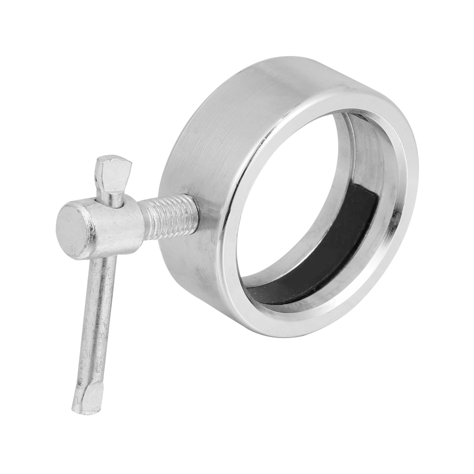 GOOHOCHY Barbell Clip Heavy Duty Exercise Collar for Weightlifting Easy Install Spring for Cross Fitness Lightweight and Portable Barbell Clamp Silver