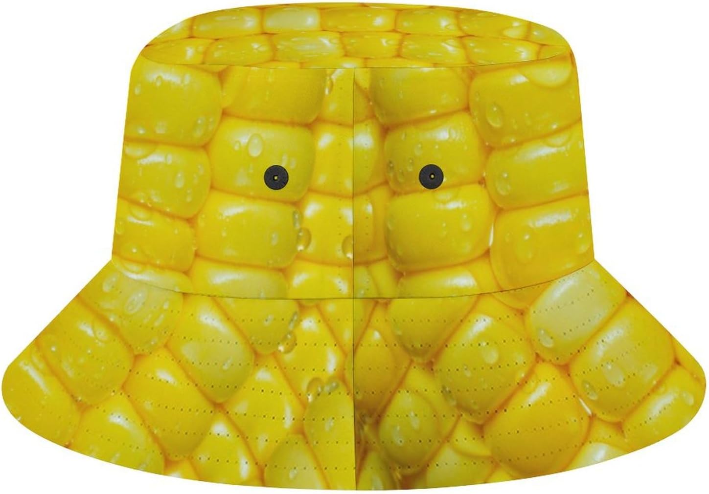 Food Golden Corn Bucket Hats Unisex Washed Cotton Lightweight Outdoor Summer Beach Sun Hats Men Women Bucket Hat for Travel - Image 5