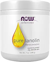 Agora soluções, lanolina pura, vento e protetora de pele severa, geléia grossa, para pele seca áspera, 7 onças