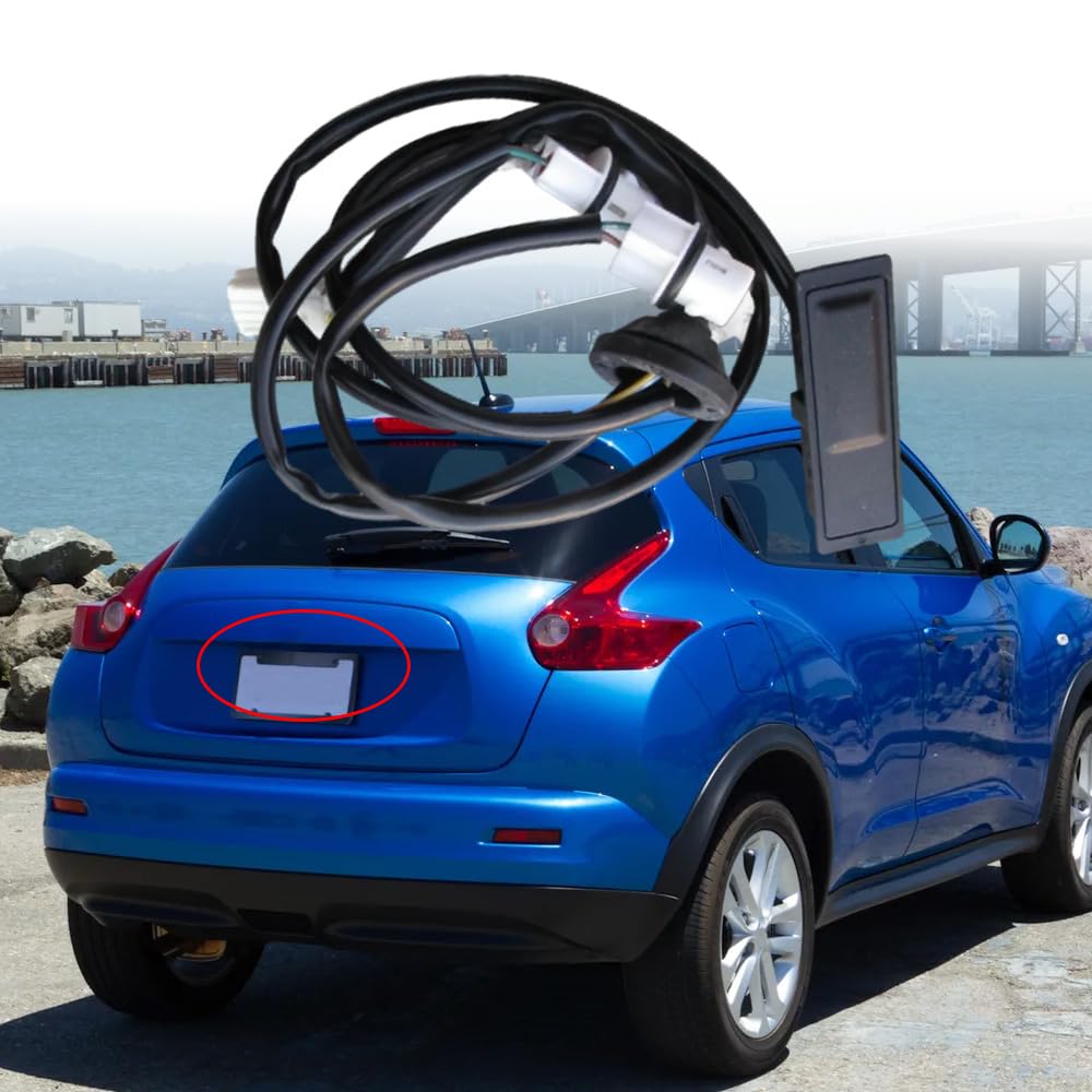 Interruttore di apertura del portellone posteriore dell'auto Kacepar, pulsante di apertura del portellone del bagagliaio posteriore, compatibile con Nissan Juke 2011-2015 ABS e metallo 25380-1KA0B