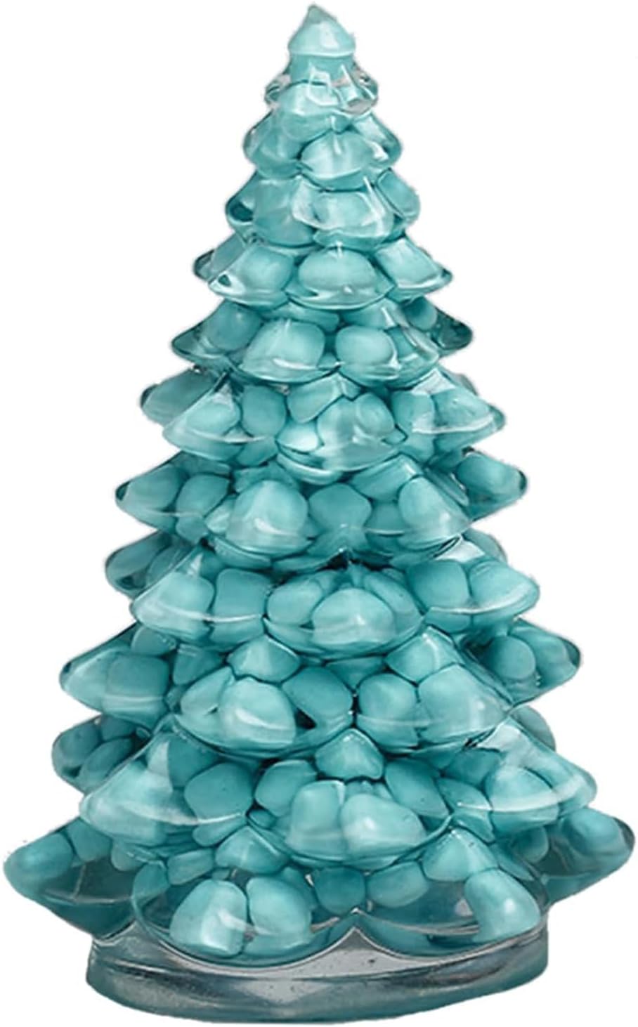 Resin Christmas Tree Figurine,Christmas Desktop Ornaments,DIY Christmas Ornaments Home Wedding Party Background Decoration Gift Christmas Tree