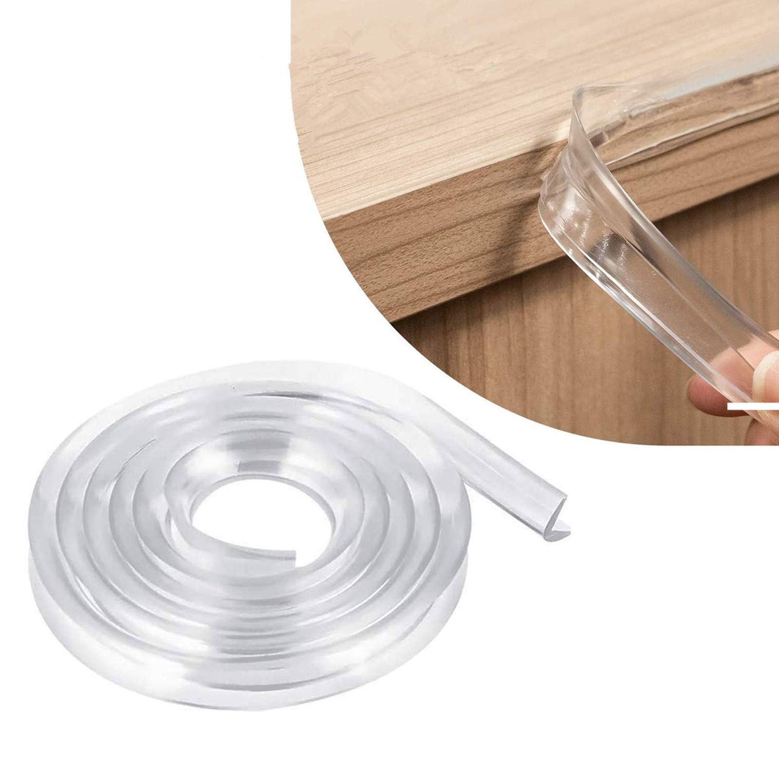 MAIYIDACK Corner Protectors Baby Proofing 20ft(6m), Clear Edge Protector Strip, Soft Corner Protectors for Kids, Baby Child Safety Tables Corner Guards for Furniture Against Sharp Corners for Cabinets