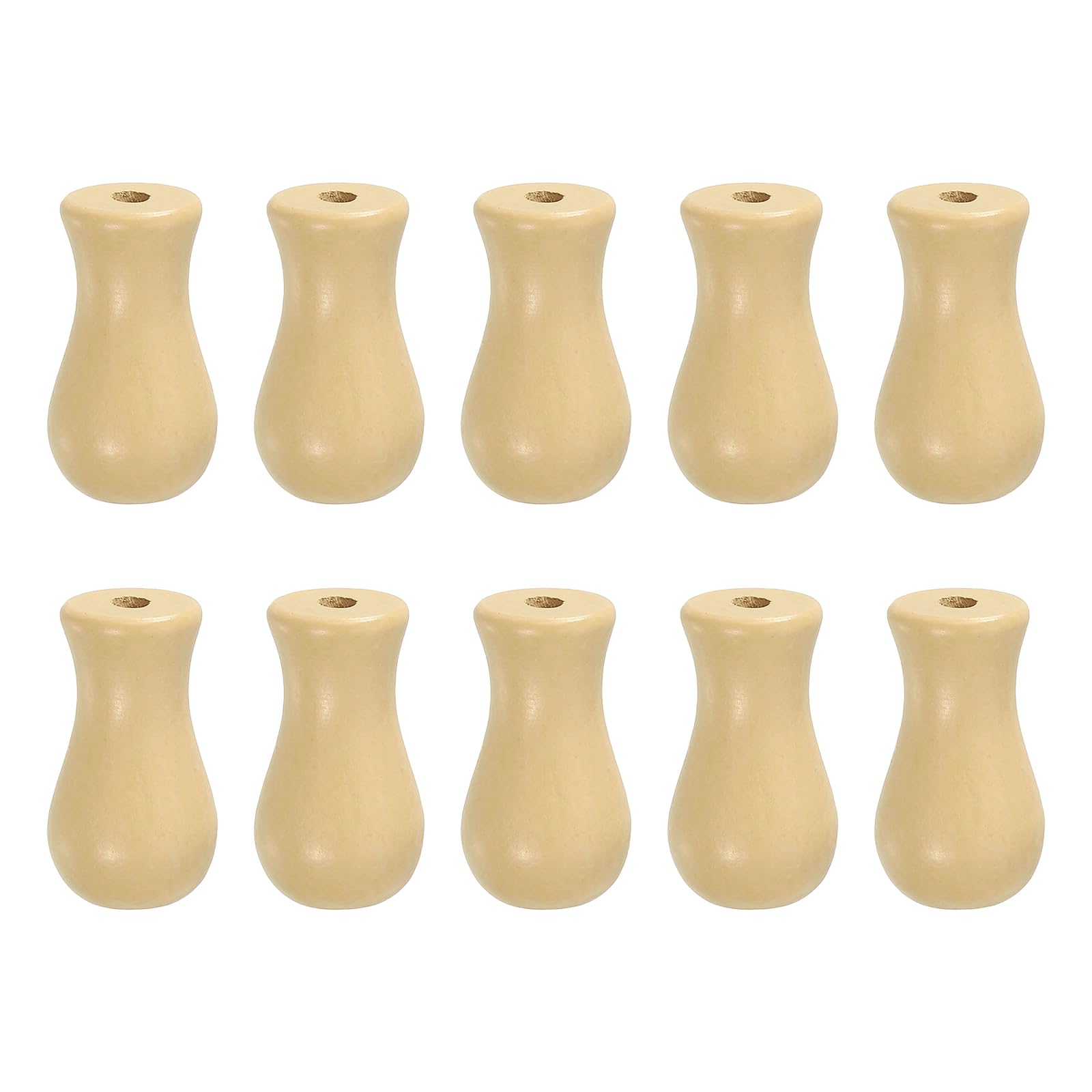 Pomos de cordón uxcell en madera de 32 mm para persianas y estores
