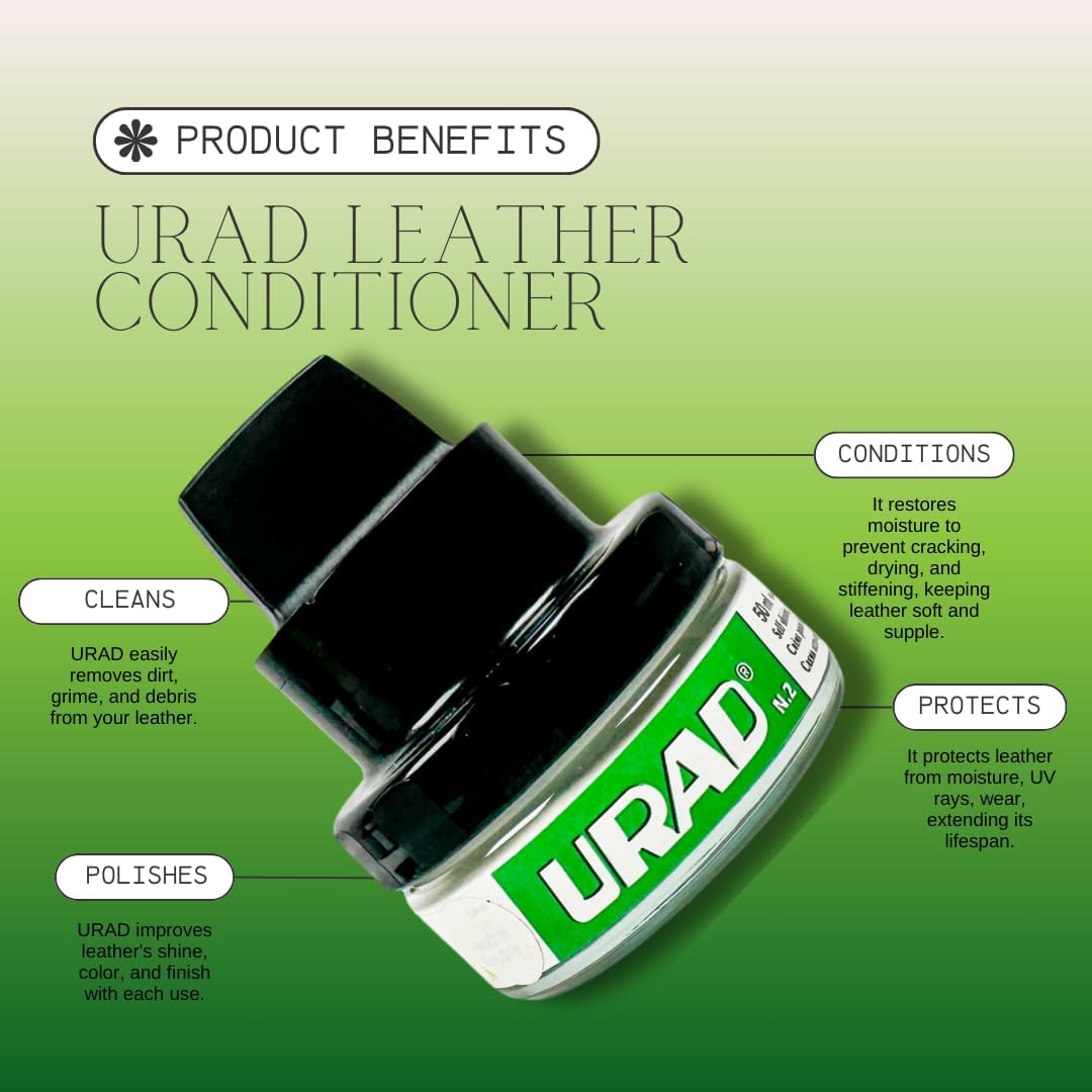 Leather Conditioner 50ml White – Compact, Color-Brightening Leather Care for White Shoes, Bags, and Accessories