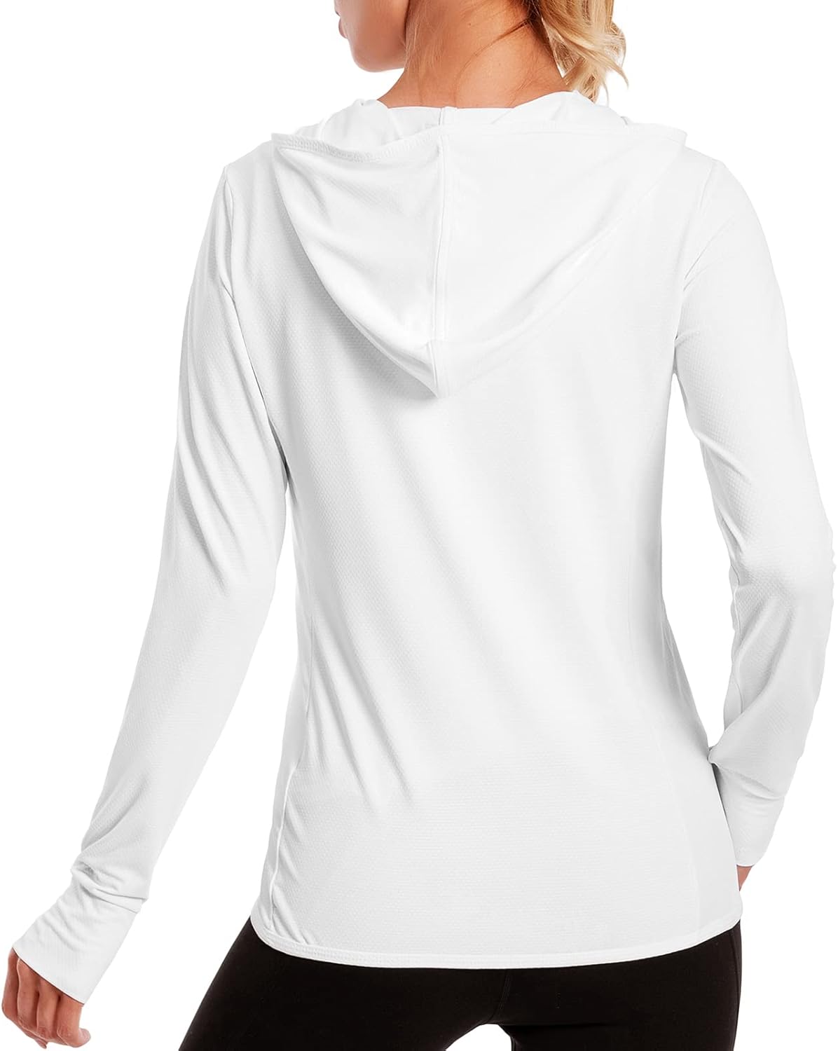 Women's UPF 50+ Sun Protection UV Jacket - Zip Up Hoodie Long Sleeve Hiking Fishing SPF Performance Shirt with Thumbhole - Image 2