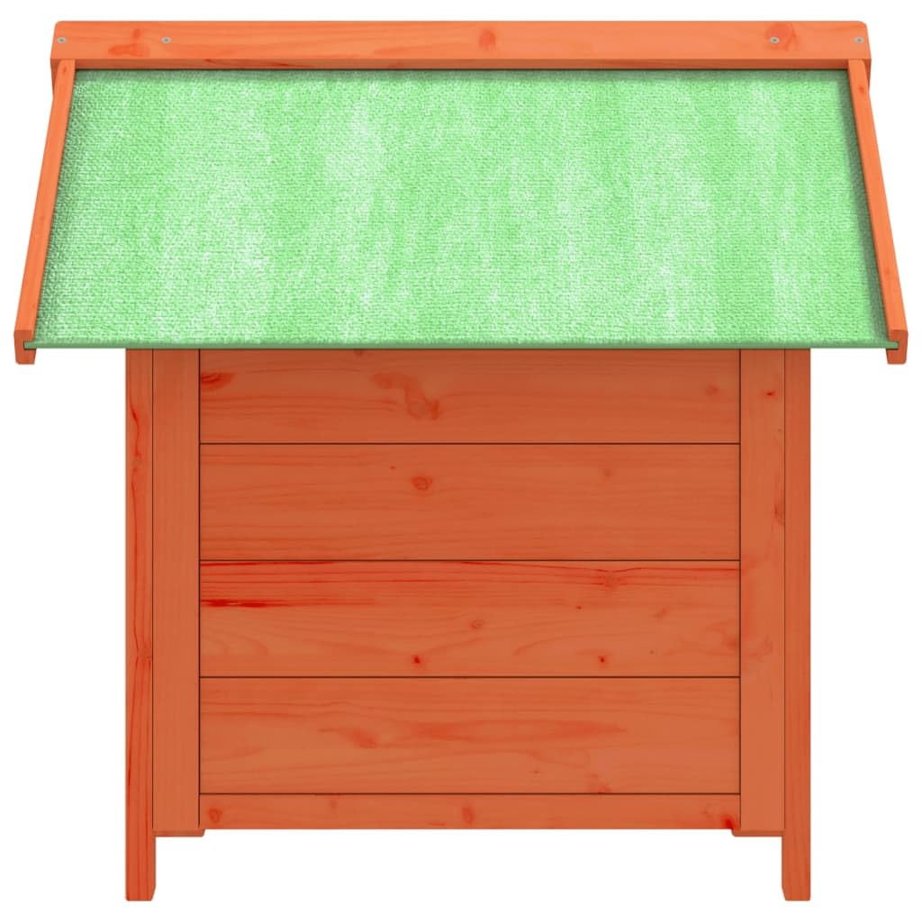 hundebox alu,hundebox Metall,hundezwinger,Hundehütte Braun 65x65x61,5 cm Massivholz KieferEntworfen für Garten und Terrasse.