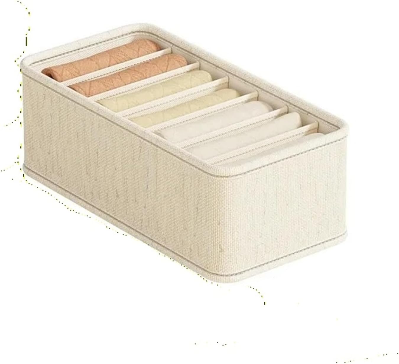 Underwear Sock Bra Storage Box - Drawer Dividers for Closet Organization - Space-Saving Solution for Small Spaces(6grids)