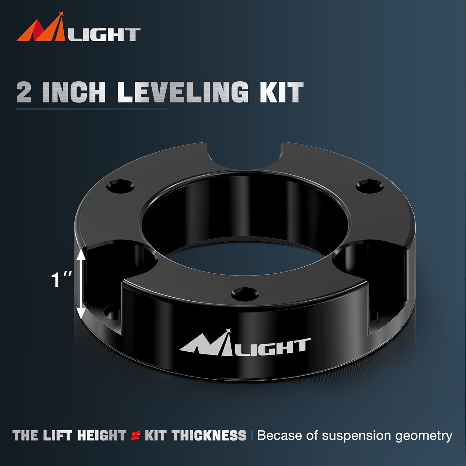 Nilight 2 inch Tundra Leveling Lift Kit for 1999 2000 2001 2002 2003 2004 2005 2006 TUNDRA 2WD 4WD Front Raise Suspension Strut Spacers