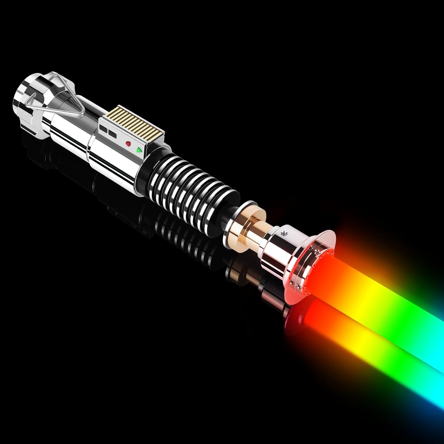 Xenopixel Lightsaber, Motion Control Heavy-Duty Dueling Light Sabers | Smooth Swing Aluminum Hilt FX Sabers with APP, 34 Sound Fonts, Infinite Color Changing, 7 Light Effects, USB-C Recharge, Luke V3 Xenoversion