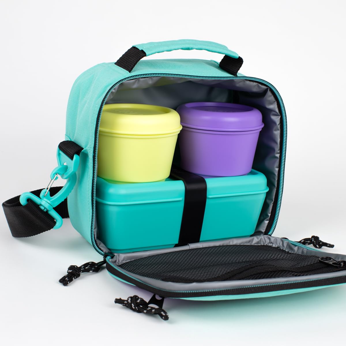 MILAN® Borsa isotermica porta alimenti 3.5L serie SUNSET, verde