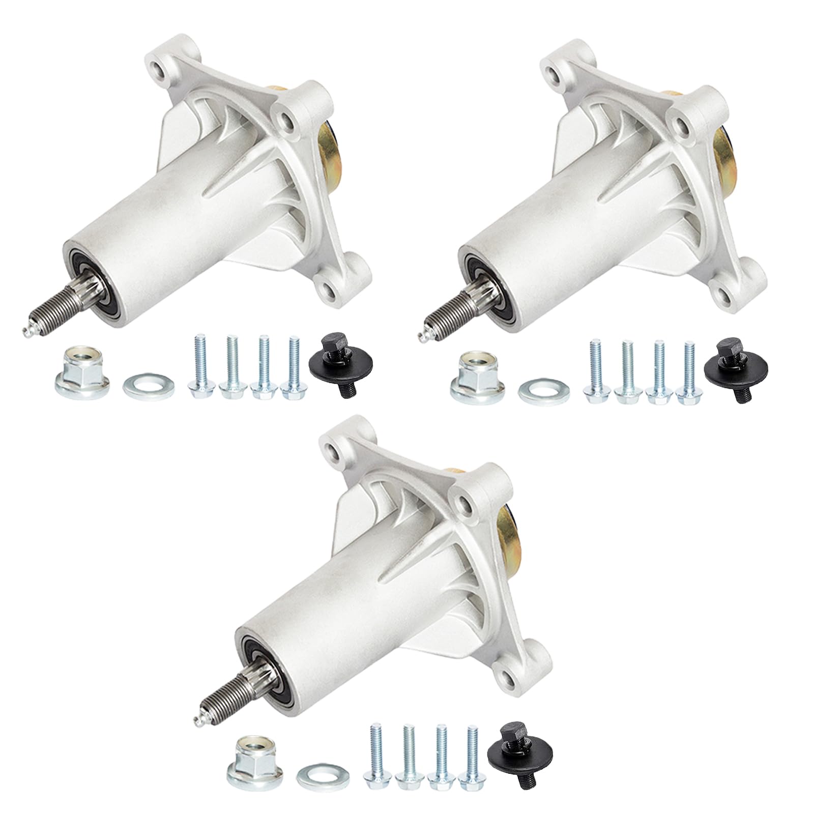 187292 192870 532187292 Spindle Assembly with Thread Bolts, for 42" 46" 48" 54" Mowe Deck Fit Hus qvarna AYP Crafts Man Pou LAN pro Mandrel Replaces