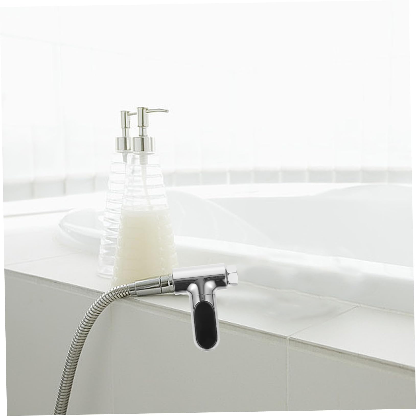 Thermomètre Numérique LED Rotatif pour Affichage Température de Eau Installation Manuelle Facile Compatible Tuyaux Pouce sans Batterie pour Bain
