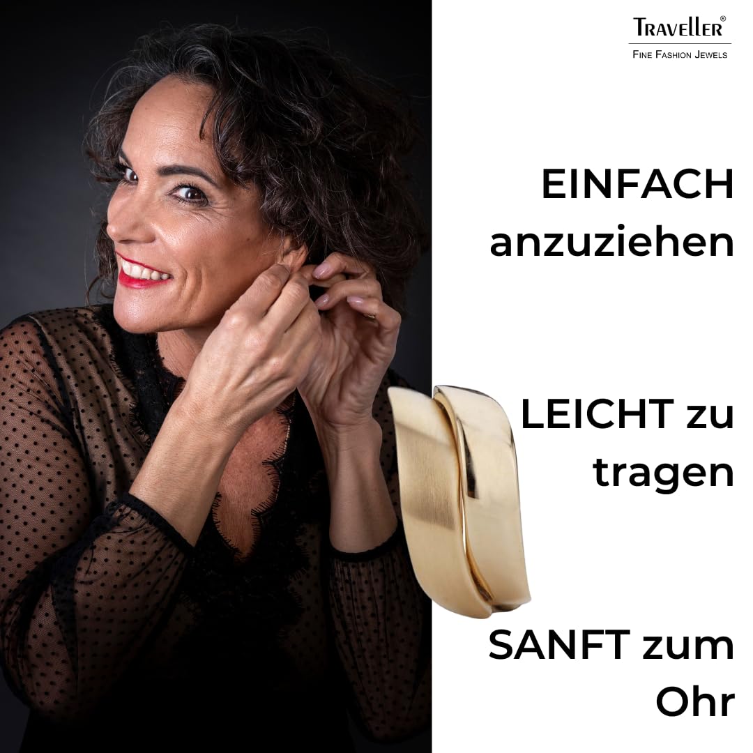 Traveller - Ohrclip - Damen - matt/glänzend