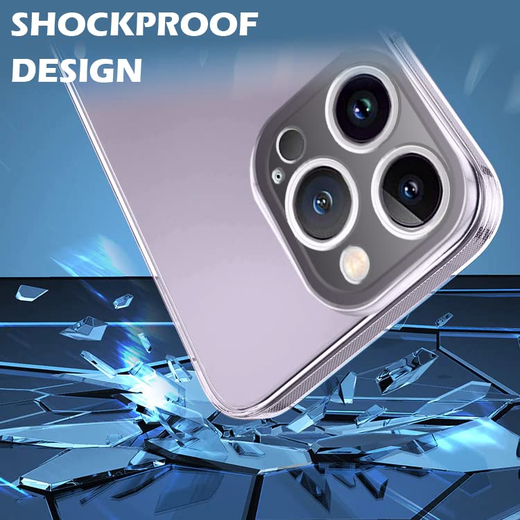 Winble Back Case for iPhone 14 Pro Max Back Cover Slim Crystal Clear