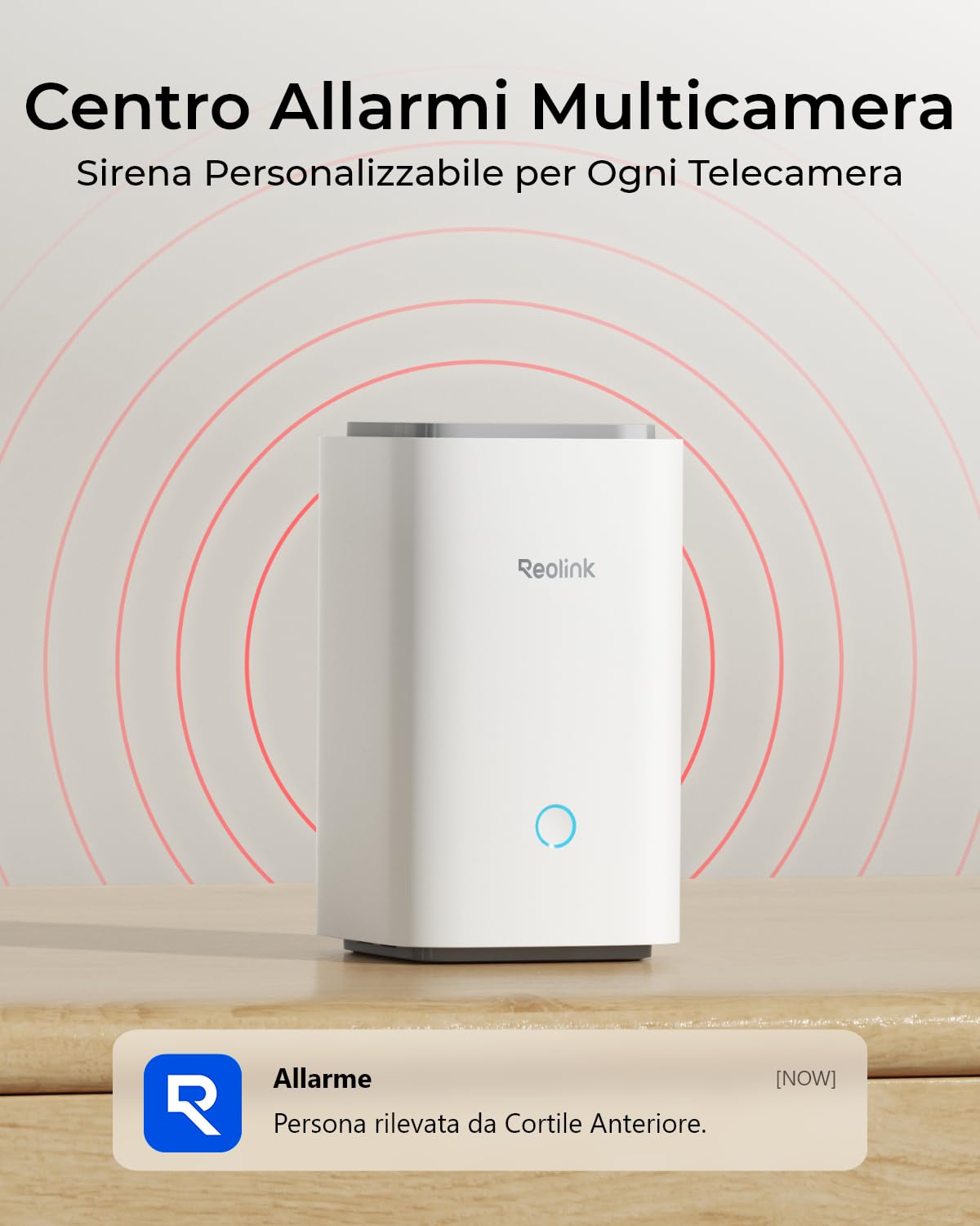 Reolink Security Home Hub, Telecamera di Sorveglianza, No Canone Mensile, Streaming Live e Riproduzione 16MP, Memoria Locale Espandibile, Wi-Fi 6 e Wi-Fi Dual-Band, Algoritmo Crittografia Esclusivo