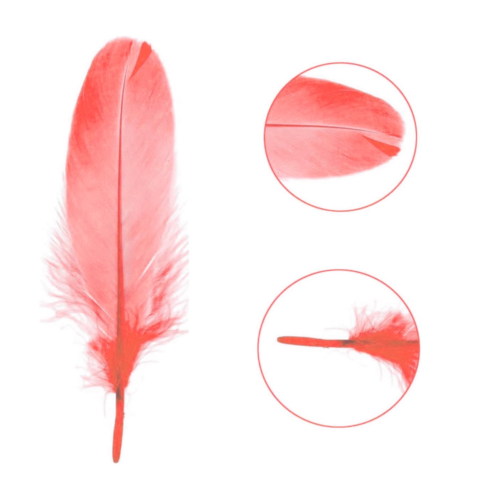TYEQWT 400 Pcs Feathers for Crafts Ideal for Wedding Ornament Feather Mask Making, DIY Feather Boa, Dream Catcher Decoration - Image 4