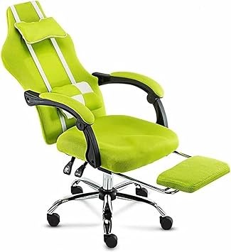Gaming Chair 360 Rotating Recliner Mesh High Back Upholstered Seat Office Computer Desk and Chair Chair Needed Comfortable Anniversary Vision to Pursue Happiness