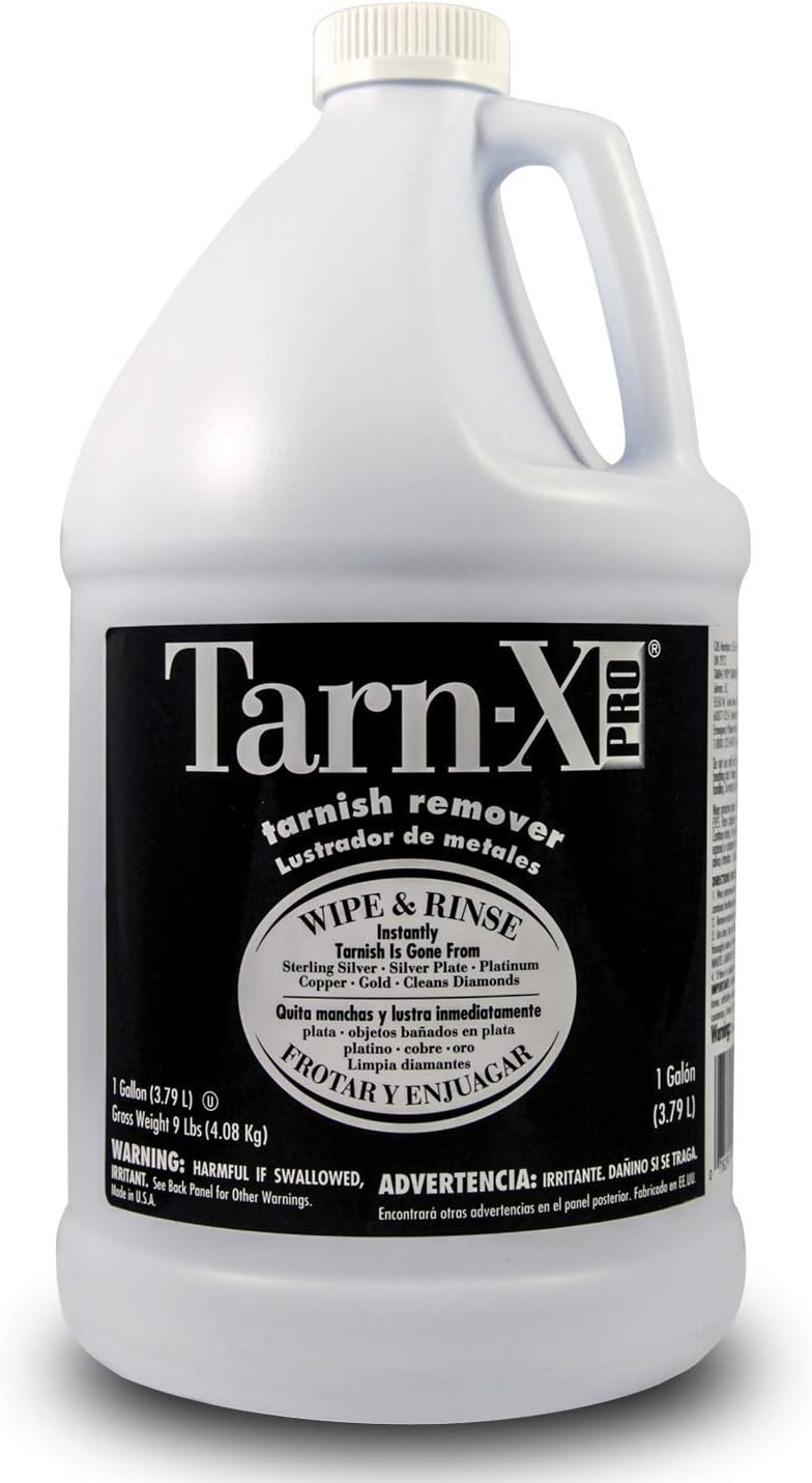Tarnish Remover, 1 Gallon Bottle (Four Pack)