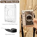 ZORBES Case Compatible with Fujifilm Instax Mini Evo, Clear Cover with Loop gallery image