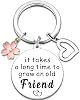 Christmas Stocking Stuffers for Women Stocking Stuffers Adults Best Friend Keychain Gifts for Women Long Distance Friendship Gifts for Sister Birthday Stuff Gift for Friends Bestie Bff Female