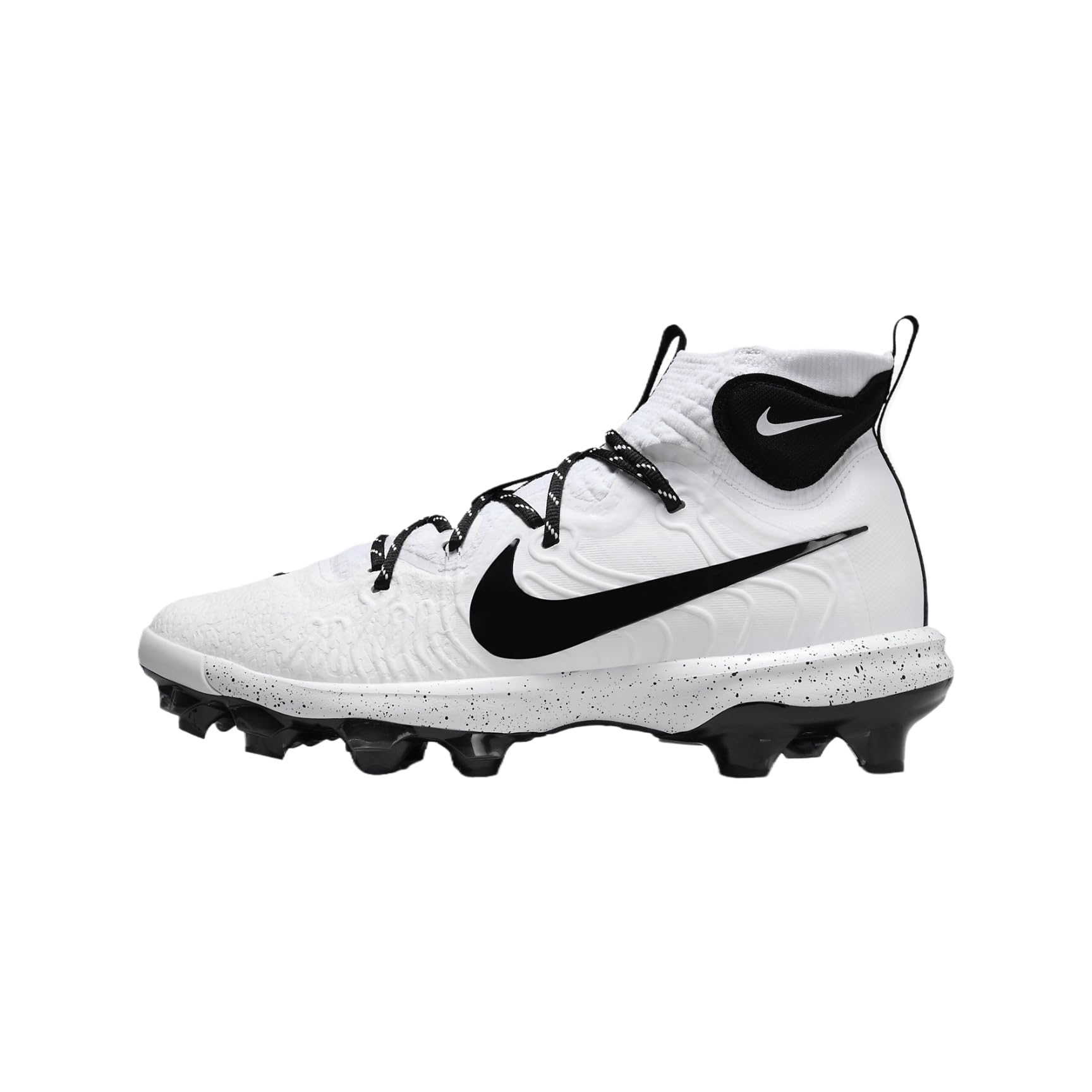 Nike Alpha Huarache NXT MCS Men's Baseball Cleats (DJ6519-107, White/Black) Size 9.5