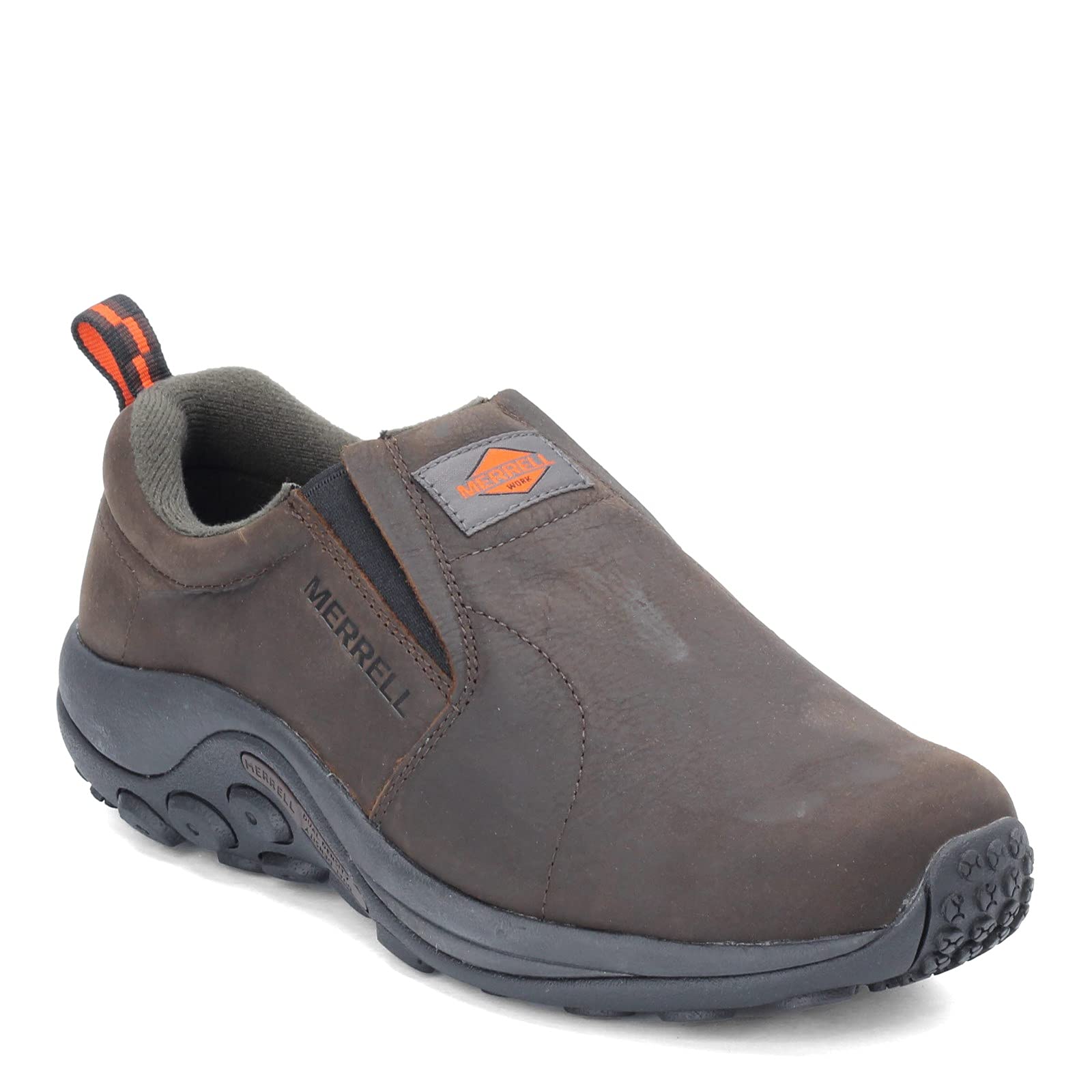 Merrell Men's Jungle Moc Leather SR Work Shoe Industrial, Espresso, 10 Wide