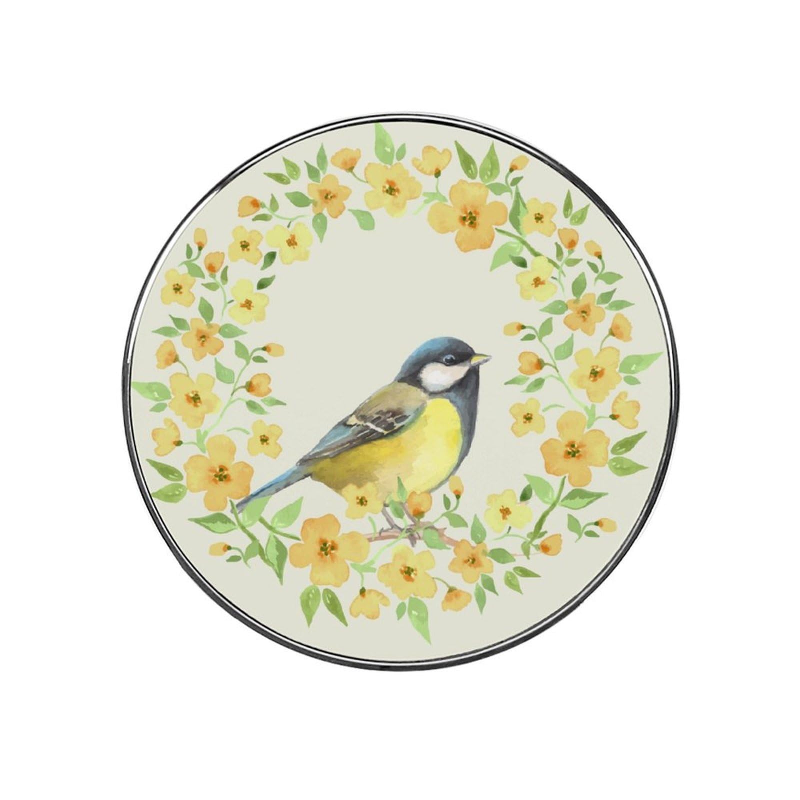 Yellow Flowers And Birds Magnets For Fridge Kitchen Decoration For Refrigerators Whiteboards