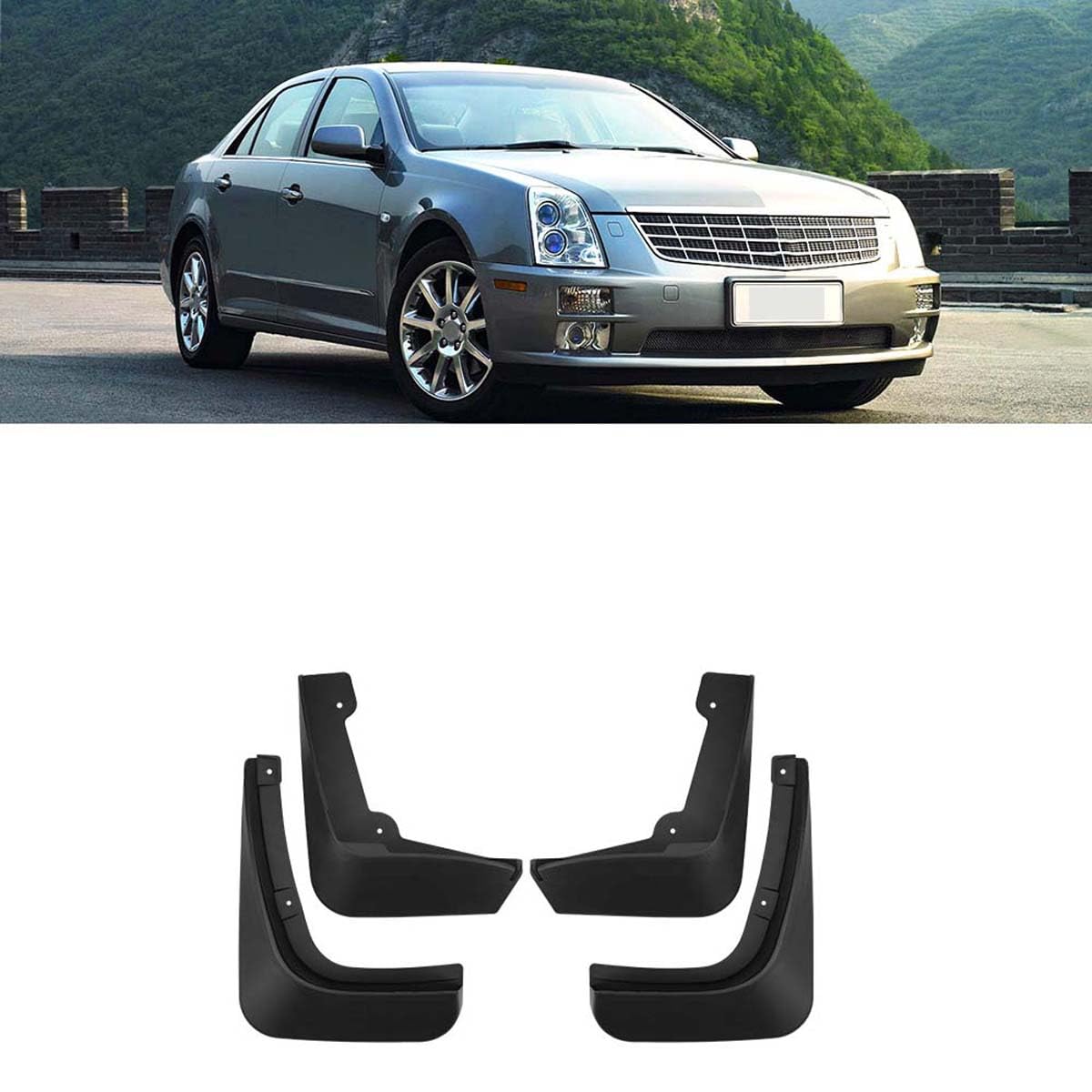 Garde-Boue pour Voiture Cadillac SLS 2007-2010 Accessoires Extérieurs Auto