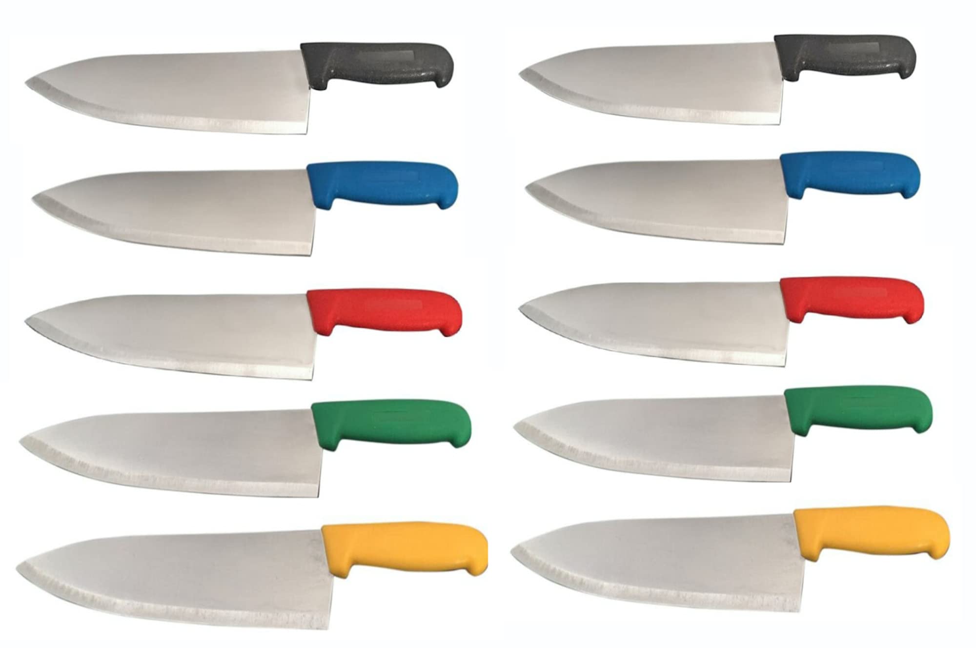 10" Chef Knife Choose Your Color - Razor Sharp Commercial Kitchen Cutlery - Cook's Knives (3 Pack - Blue) — Amazon image 3