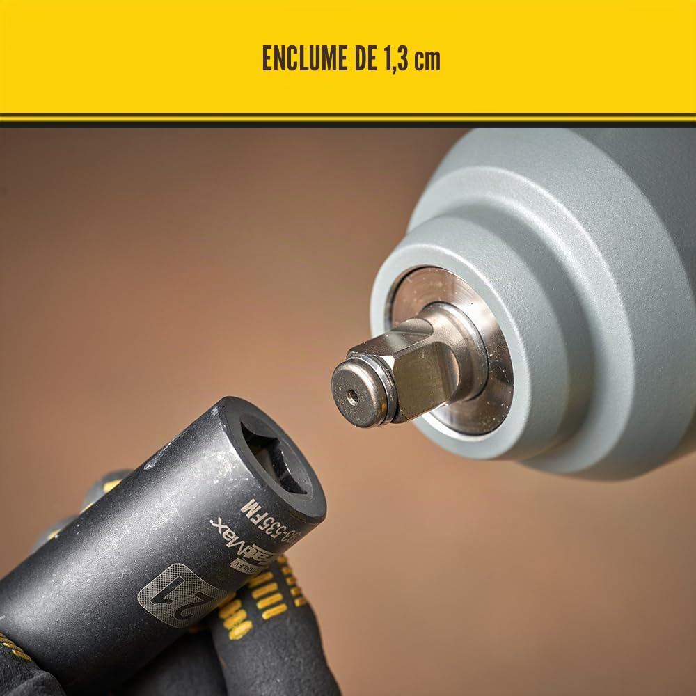 Stanley Clé de Impacto BRUSHLESS V20 Li-ION 18V 1/2" 949Nm, velocidad 0-400/1.200/2.000 RPM, impactos 0-2.600 ipm. Sin cargador/batería pour Pros et bricoleurs, idéal pour Bricolage fiable