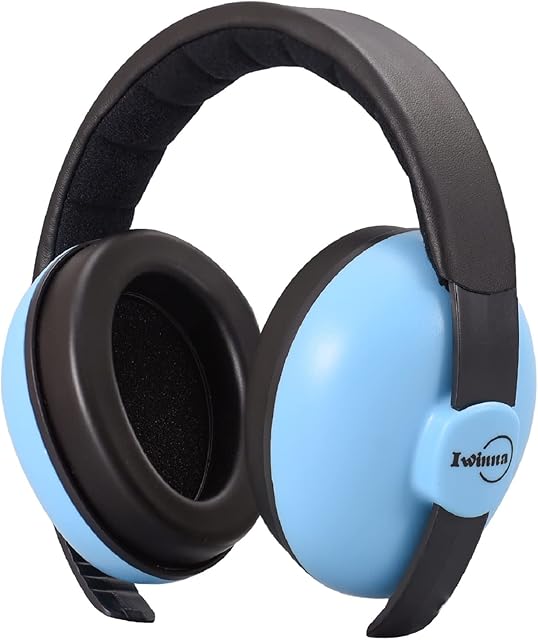 Baby Ear Defenders 0-24 Months Infant Noise Cancelling Headphones for Sleeping Airplane Fireworks Loud Environments, Blue