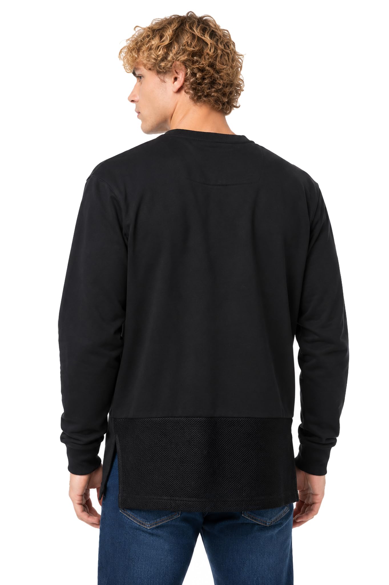 Diesel Uomo Felpa S-Melon Sweatshirt (S, Nero)