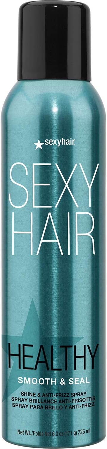 Healthy Smooth and Seal Shine and Anti-Frizz Spray, 6 Oz | Smooths Cuticle | Adds Shine and Reduces Frizz | All Types
