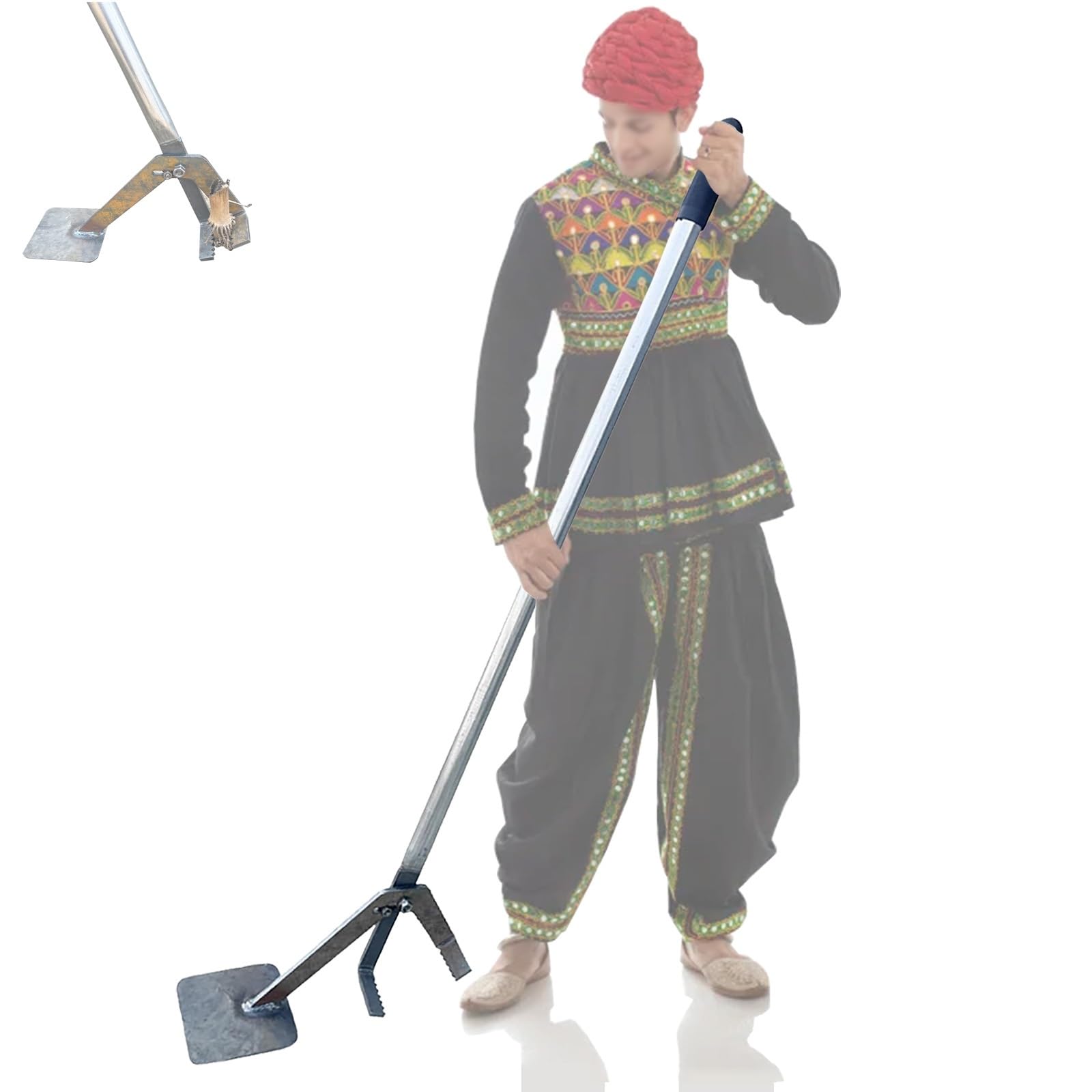 Arrache-poteaux manuel robuste pour piquets en bois et tuyaux