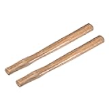 uxcell 15 Inch Hammer Wooden Handle Wood Handle Replacement for 2 to 4 Lb Hammer Oval Eye 2 Pack