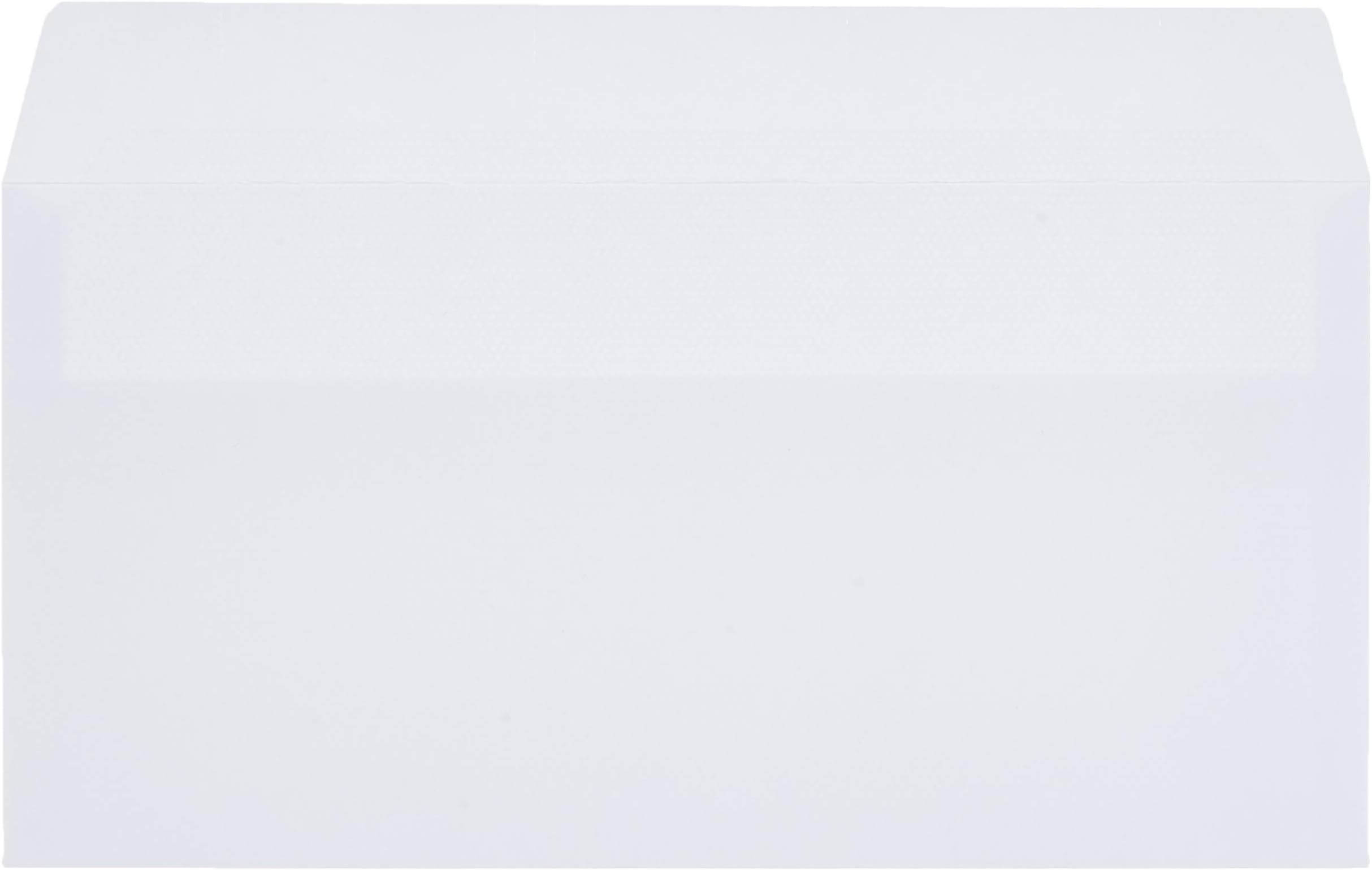 Amazon Basics Self-Seal DL Envelopes, White, 100 gsm, 500 Pack