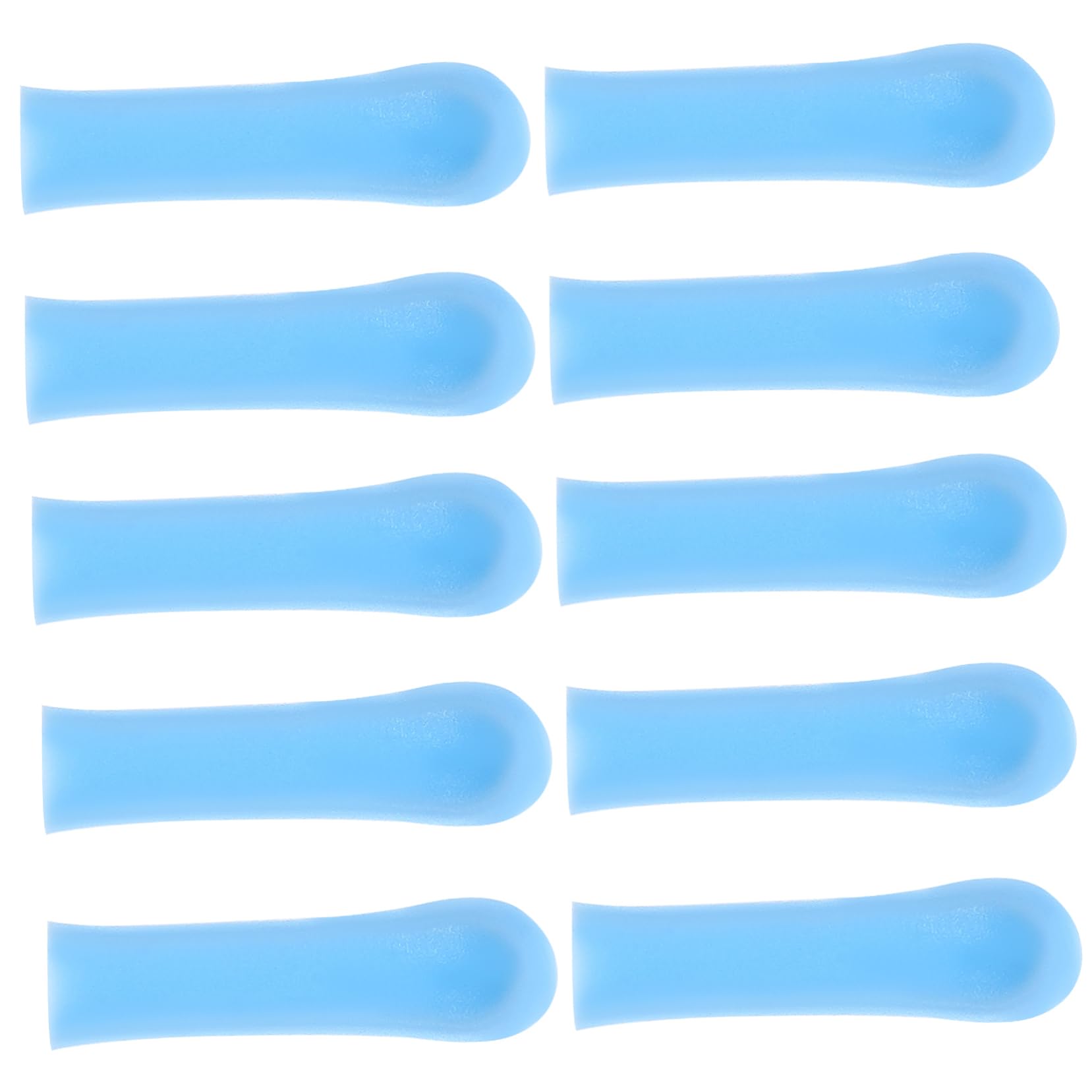 NULYLU Ear Spoon Covers Replacement 10 Pack Silicone Ear Cleaning Sleeves Earwax Accessory