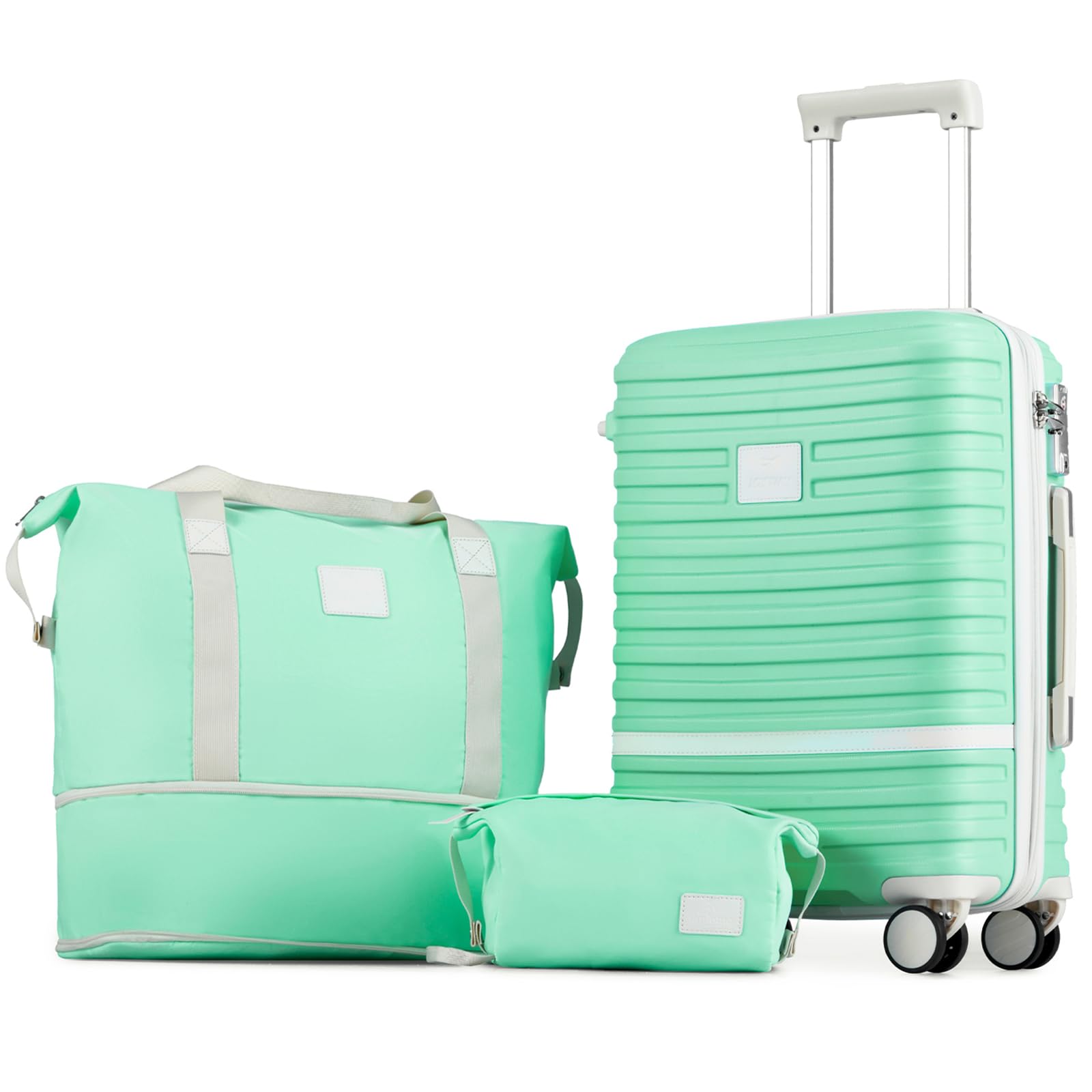 Joyway Carry On Luggage 20 Inch Expandable Suitcase with Spinner Wheel, 3 Piece Hard Shell Luggage Set with TSA Lock