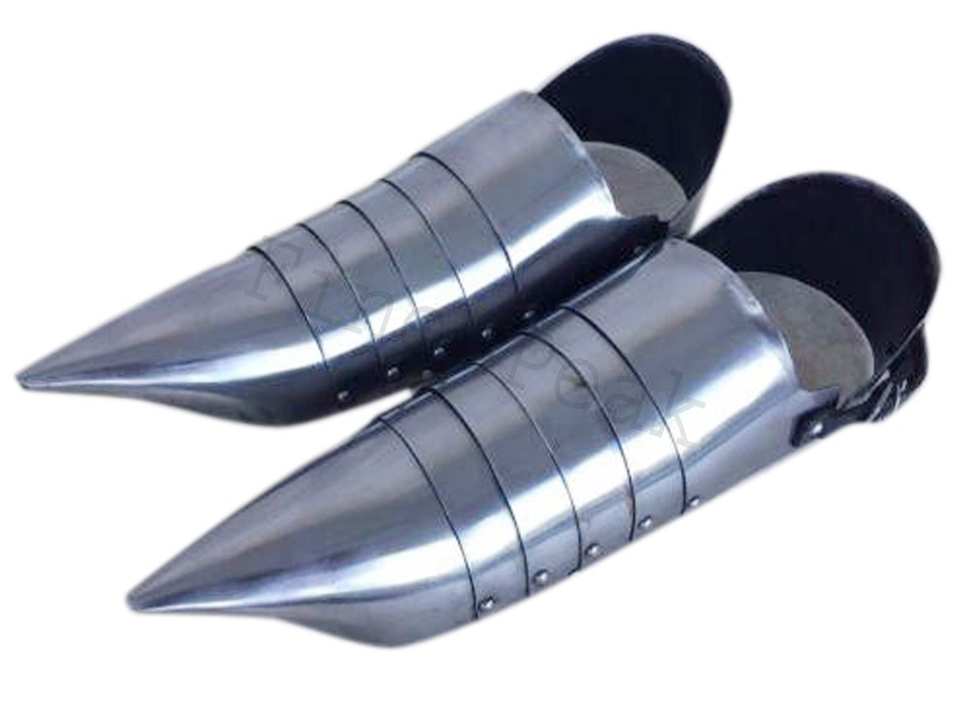 Par de zapatos de armadura medieval, caballero cruzado, botas medievales de acero, disfraz de pirata, botas de cosplay para hombre, botas de pirata, disfraz vikingo, fundas de botas para